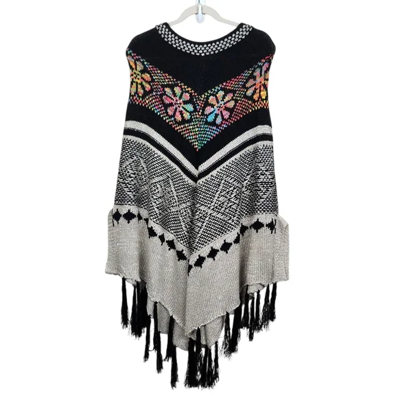 Alberto Makali New York Knit Shawl Metallic Glitter Tie Dye Womens Size L/XL - Picture 6 of 12